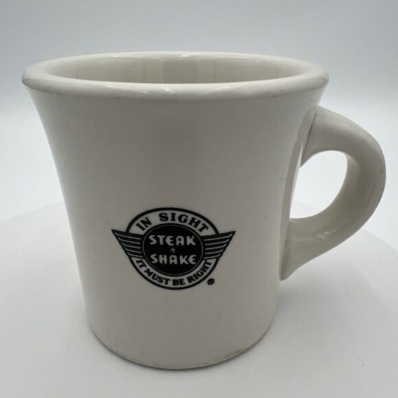 Steak N Shake Coffee Mug. Cup. Buffalo China Co. Heavy Diner Style. Nice! - Picture 1 of 10